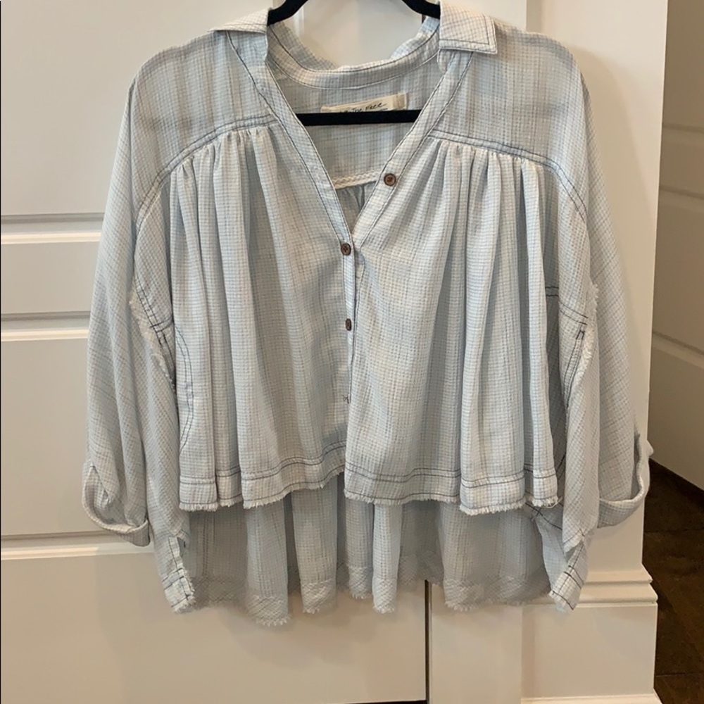 Free people button up top